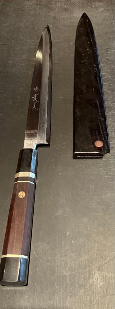 堺 實光刃物 柳刃包丁 青一鋼 ダマスカス 尺 - メルカリ