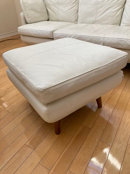 KEYUCA ケユカ　オットマン　天然木　皮革　組替 カウチ