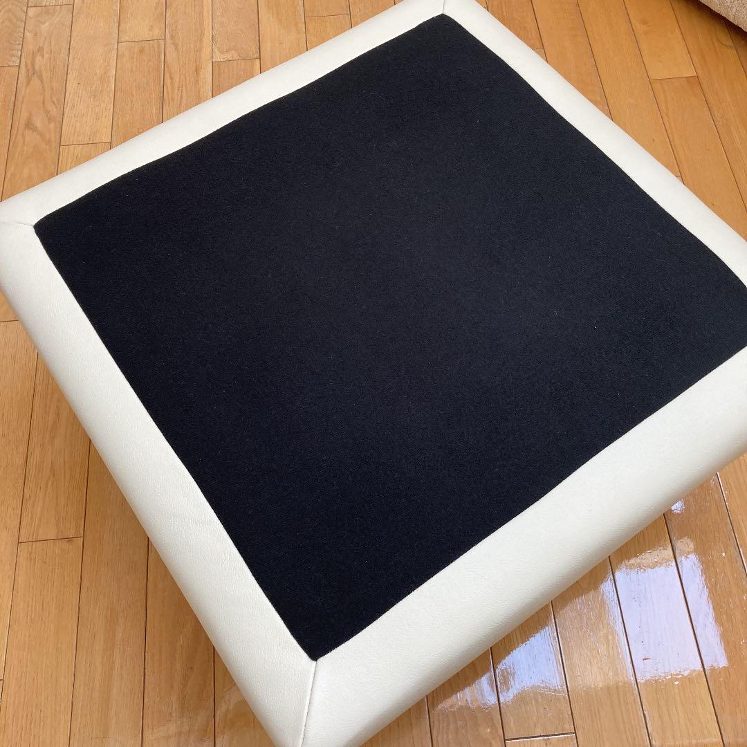 KEYUCA ケユカ　オットマン　天然木　皮革　組替 カウチ