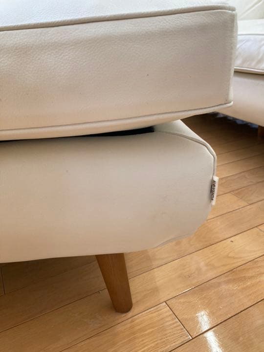 KEYUCA ケユカ　オットマン　天然木　皮革　組替 カウチ