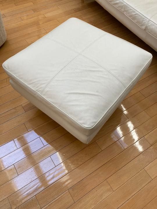 KEYUCA ケユカ　オットマン　天然木　皮革　組替 カウチ