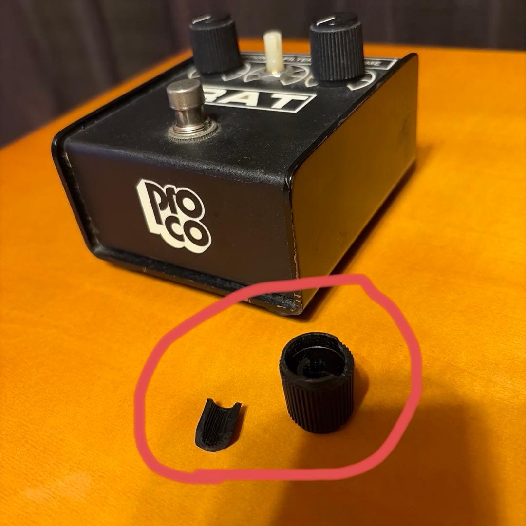 【ツマミ割れ】Pro Co RAT2 ヴィンテージ　銀ネジ、銀リベット