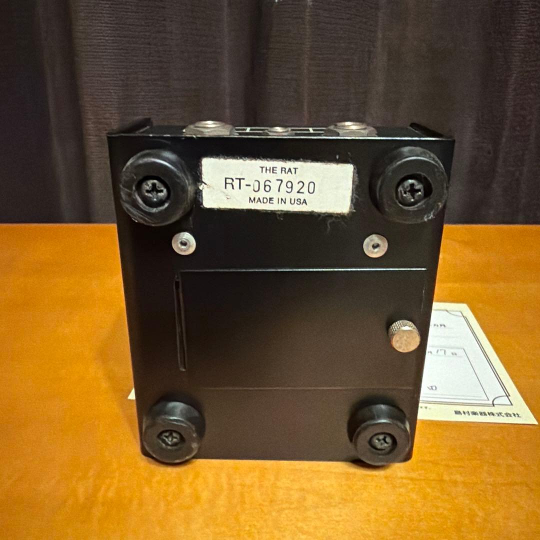 【ツマミ割れ】Pro Co RAT2 ヴィンテージ　銀ネジ、銀リベット