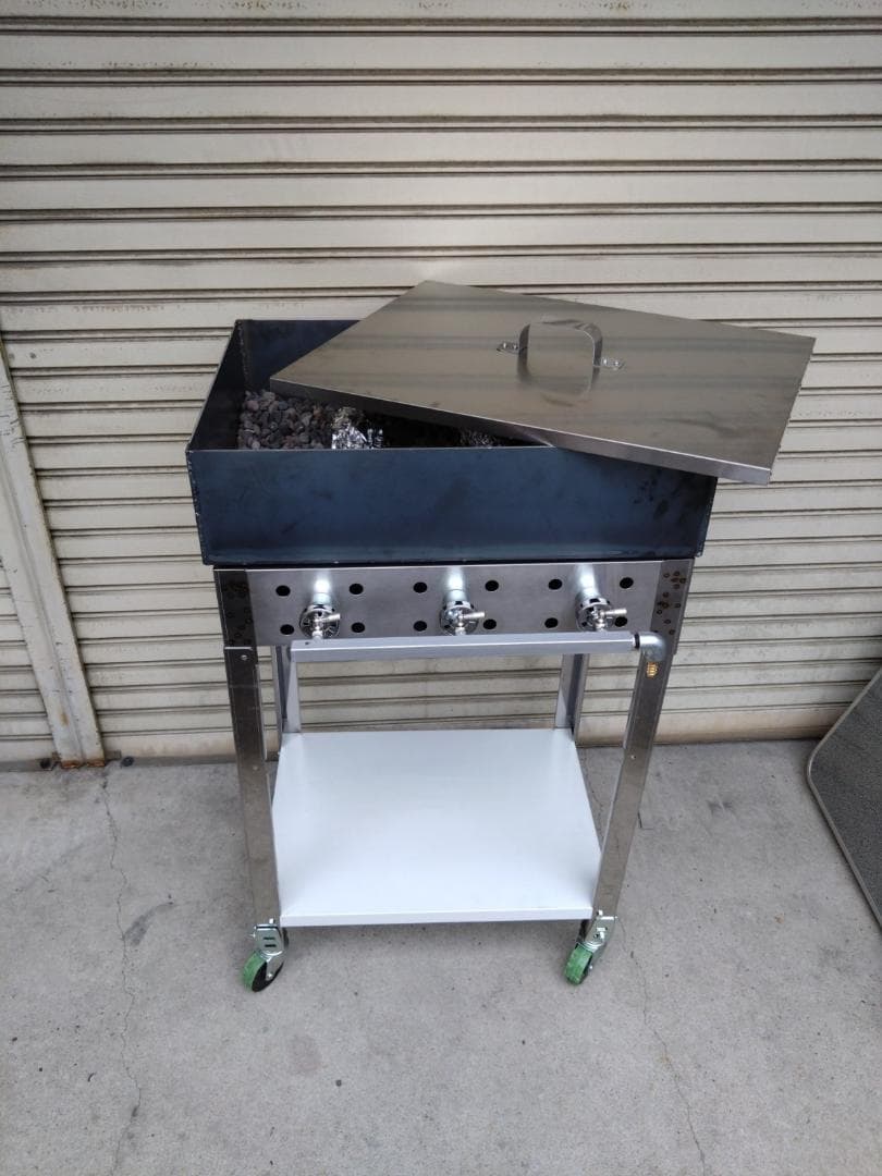 石焼き芋やけます さつまいも 独立開業 壺焼 プロパンガス 専用台付き