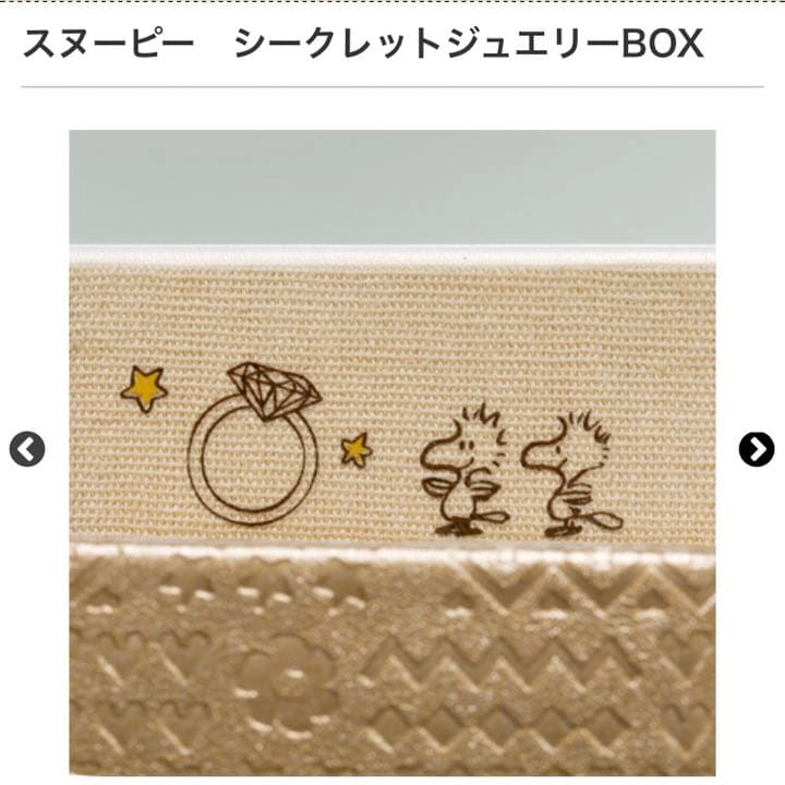 SNOOPY ジュエリーBOX