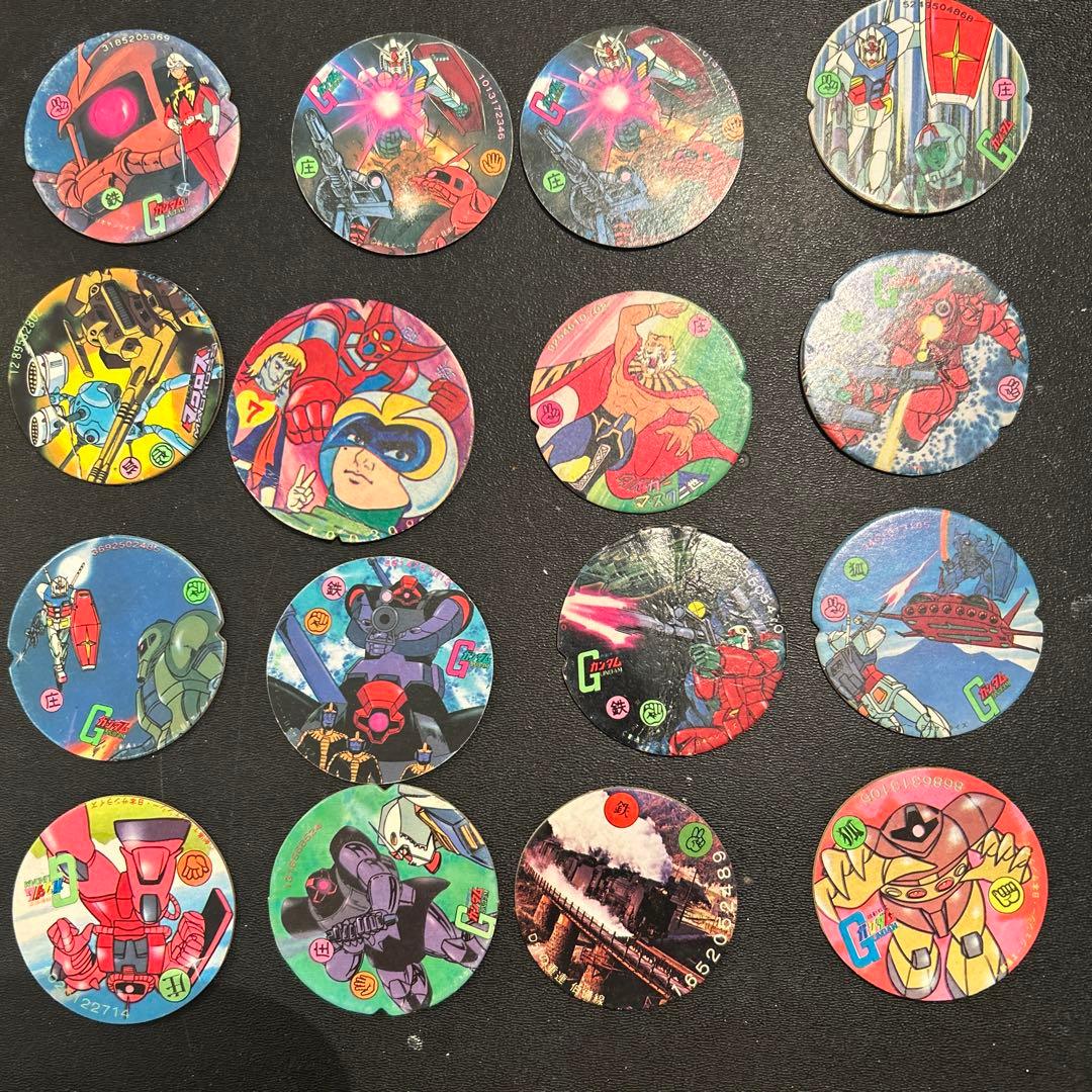 昭和レトロ めんこ 面子 まるめんこ おまとめ 44枚 大 中 小 - メルカリ