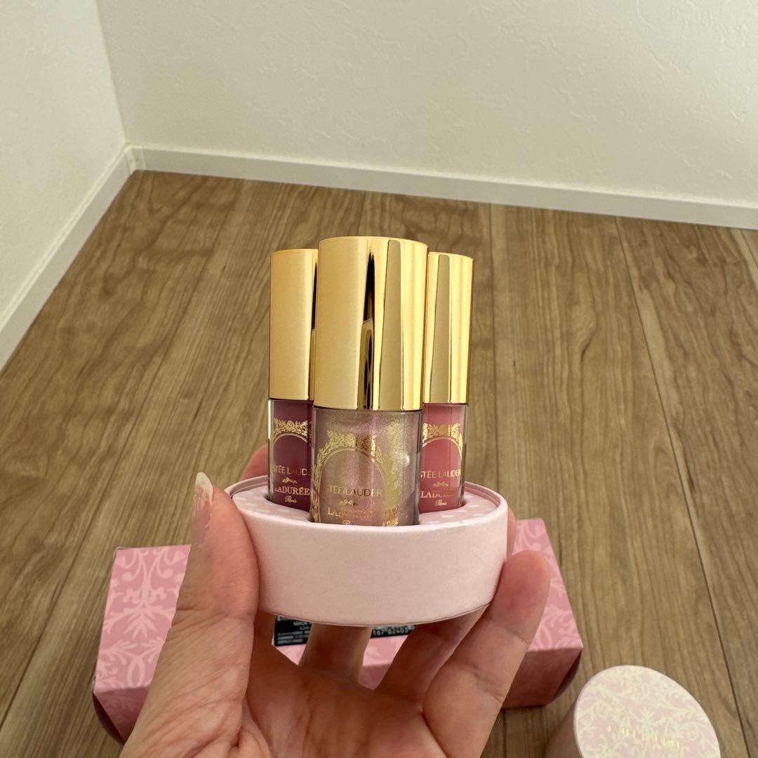 エスティローダー　リミテッドエディション　リップオイル　ポーチ付き