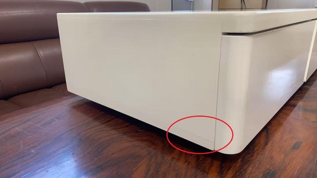 ホワイトドレッサー 訳あり品 写真をご確認 デスクのみ J106-80-01