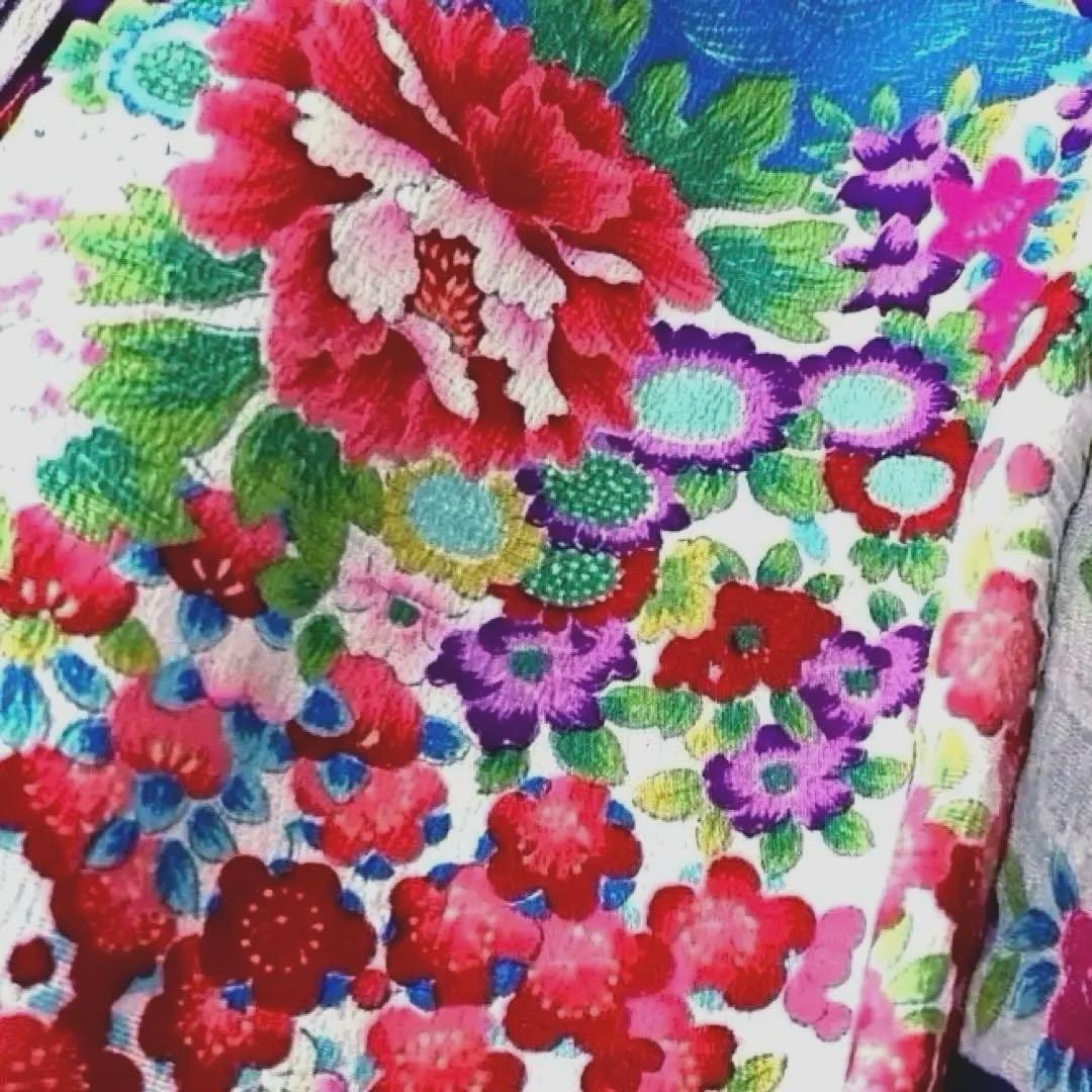 アンティーク着物　子供用　七五三 大正ロマン　正絹　女の子　No.50