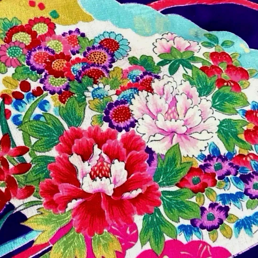 アンティーク着物　子供用　七五三 大正ロマン　正絹　女の子　No.50