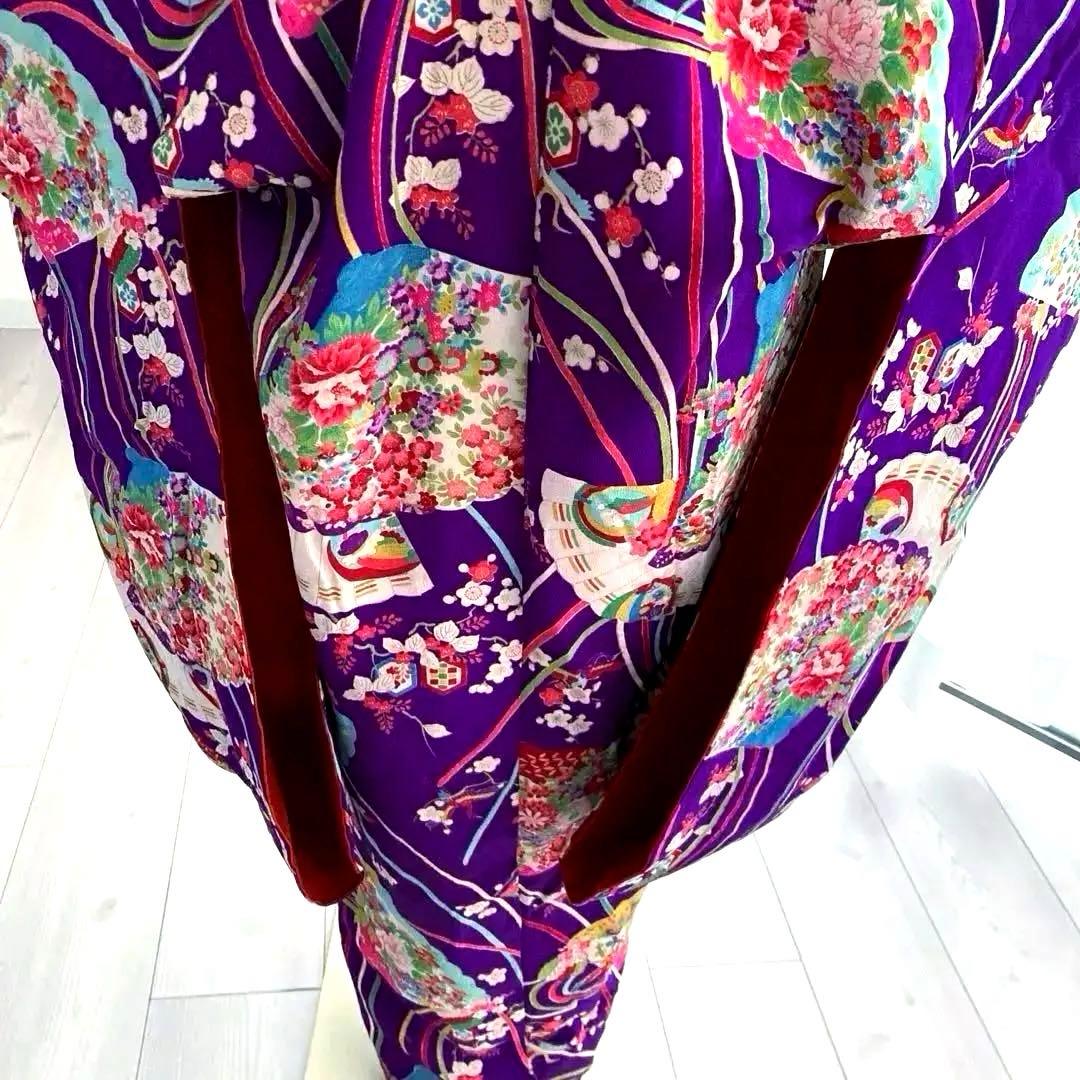 アンティーク着物　子供用　七五三 大正ロマン　正絹　女の子　No.50