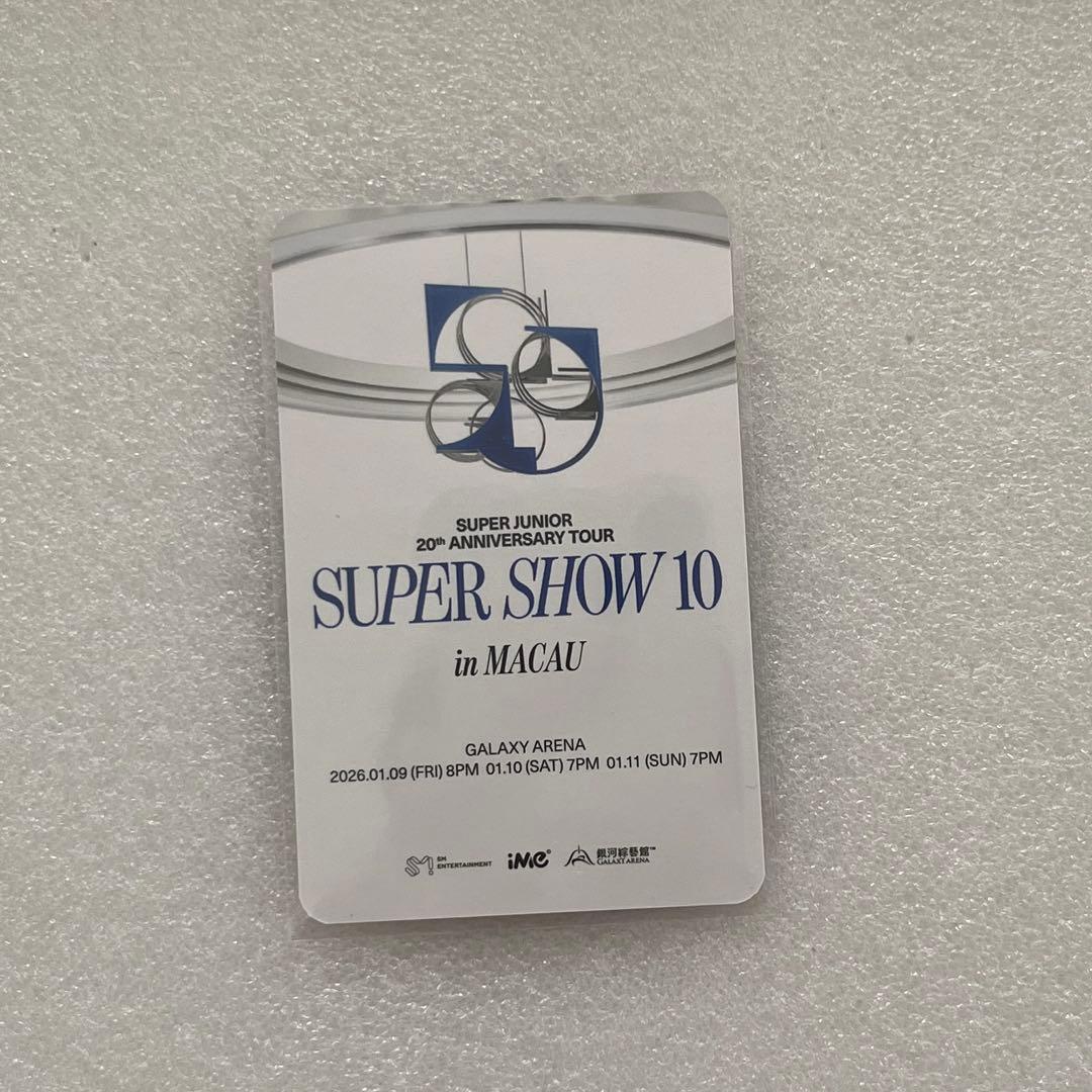 SUPERJUNIOR SUPERSHOW10 マカオ入場特典トレカ ドンヘ - メルカリ