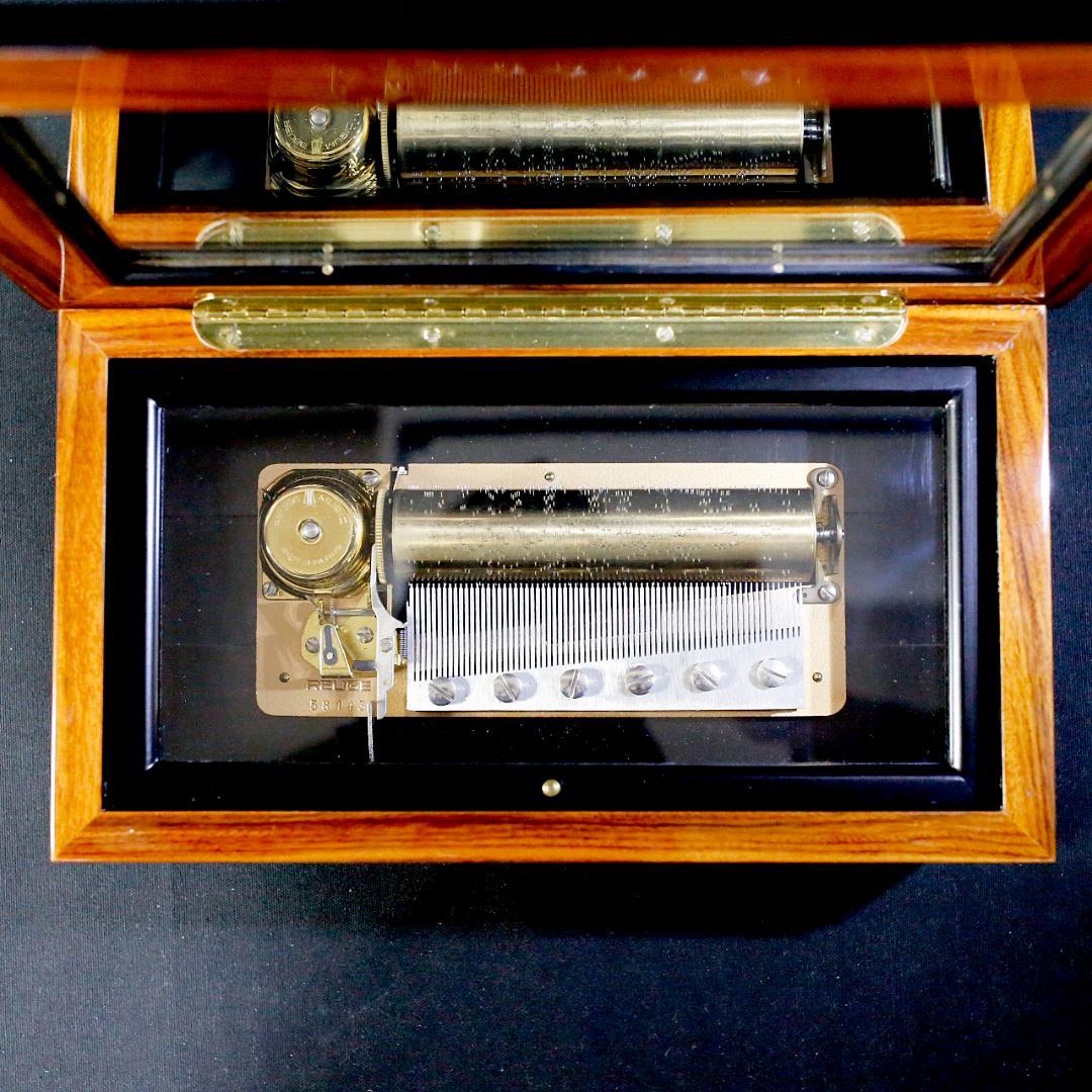 美品】リュージュ 高級オルゴール 72弁 アヴェマリア 3パート