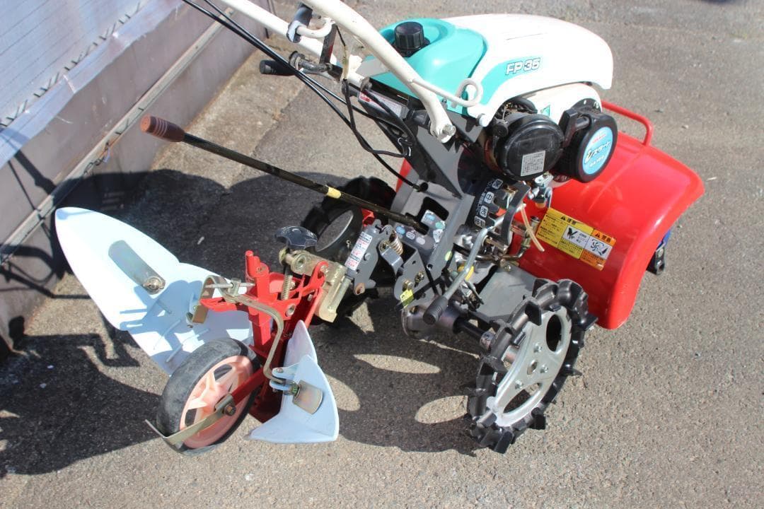 管理機/耕運機　ヤンマー　フロントポチ　FP35　爪良好　培土器付き