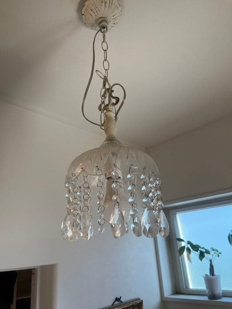 ペンダントライト 照明 LED シャンデリア クリスタル ガラス 1灯