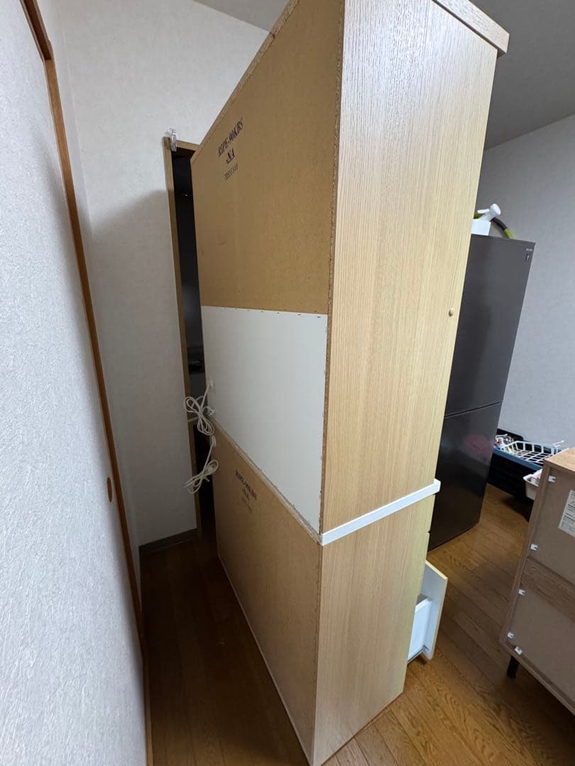 ニトリ 食器棚 RIPE-90KBS キッチン・レンジボード