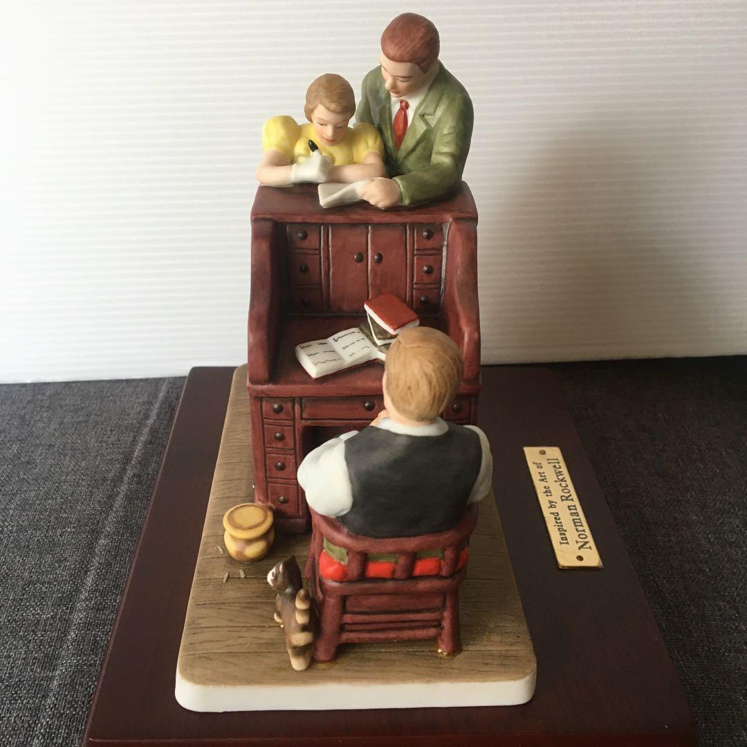 ノーマン・ロックウェル フィギュア　箱付き　加藤工芸