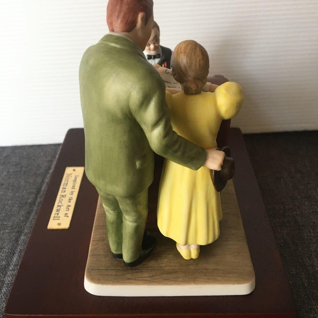 ノーマン・ロックウェル フィギュア　箱付き　加藤工芸