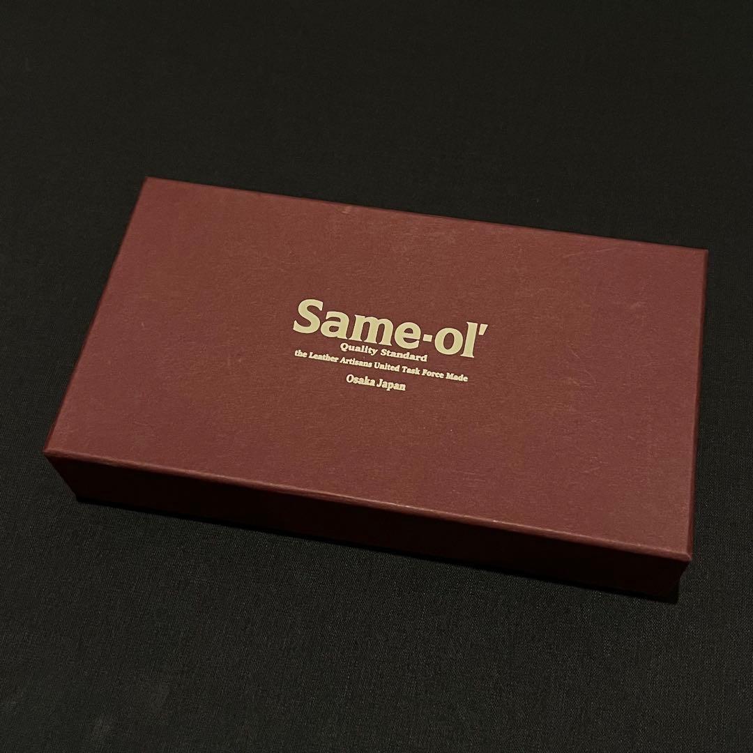 美品 Same-ol セイムオル メガネケース 眼鏡ケース 黒