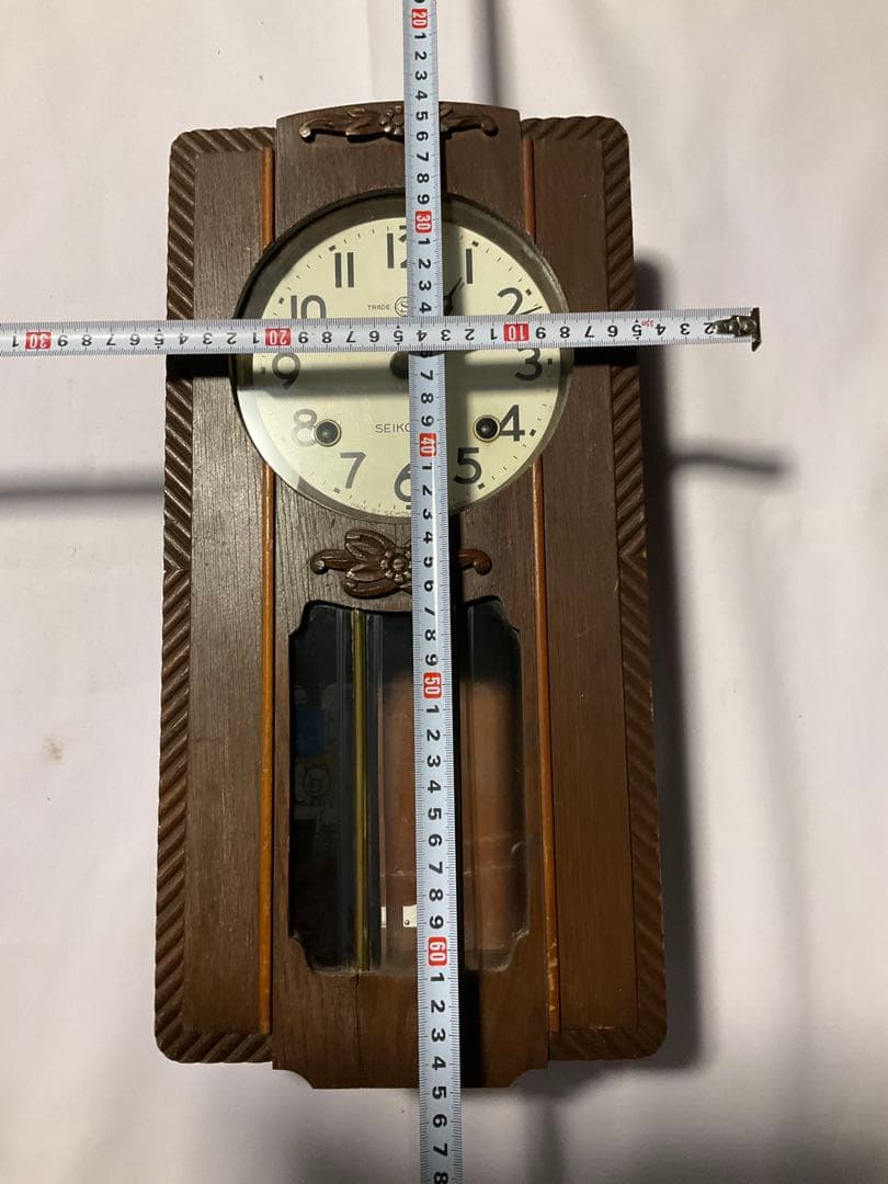 SEIKOSHAアンティークゼンマイ時計　稼動品
