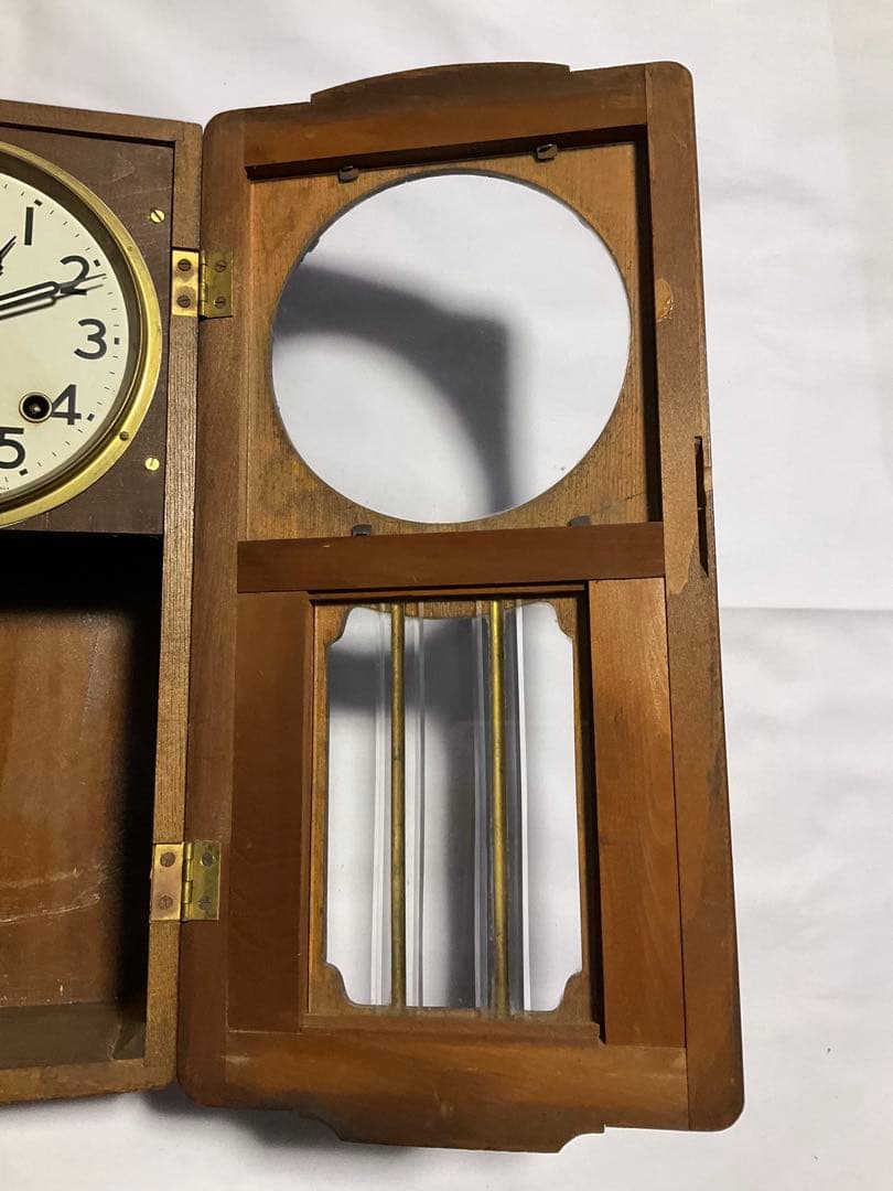 SEIKOSHAアンティークゼンマイ時計　稼動品