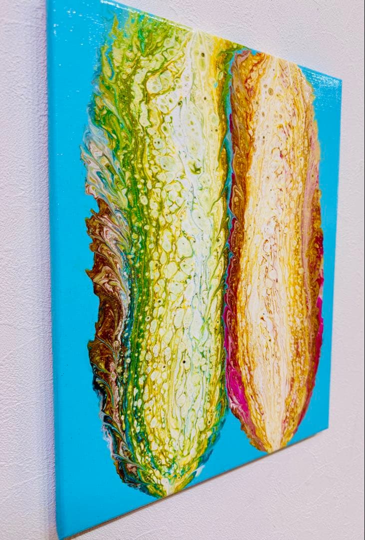 原画　抽象画【 菜彩の恵み -Saisai no Megumi-】