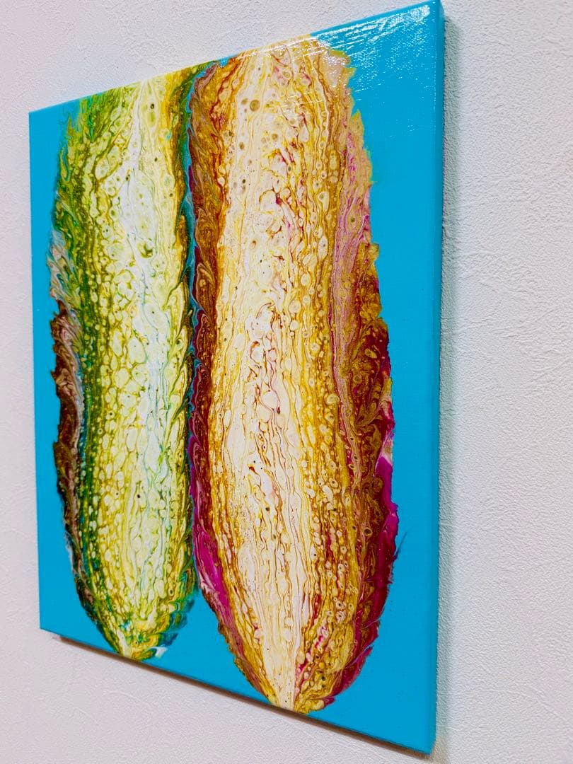 原画　抽象画【 菜彩の恵み -Saisai no Megumi-】