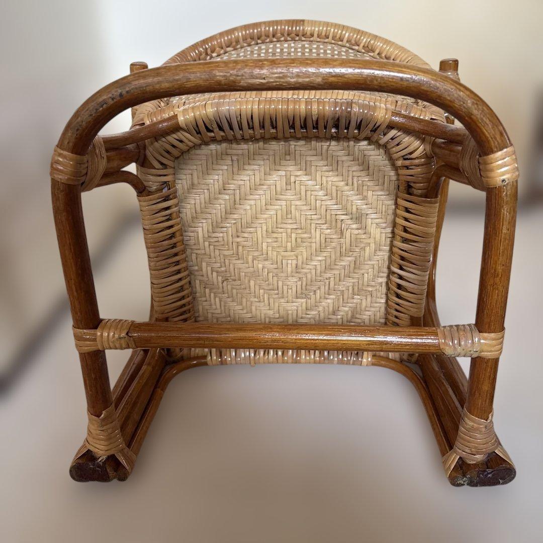 子供用ラタン アームチェア ナチュラル 日本製手作り