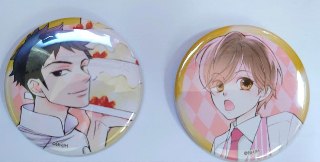 桜蘭高校ホスト部 缶バッジ カフェ 藤岡ハルヒ 銛之塚崇 - メルカリ