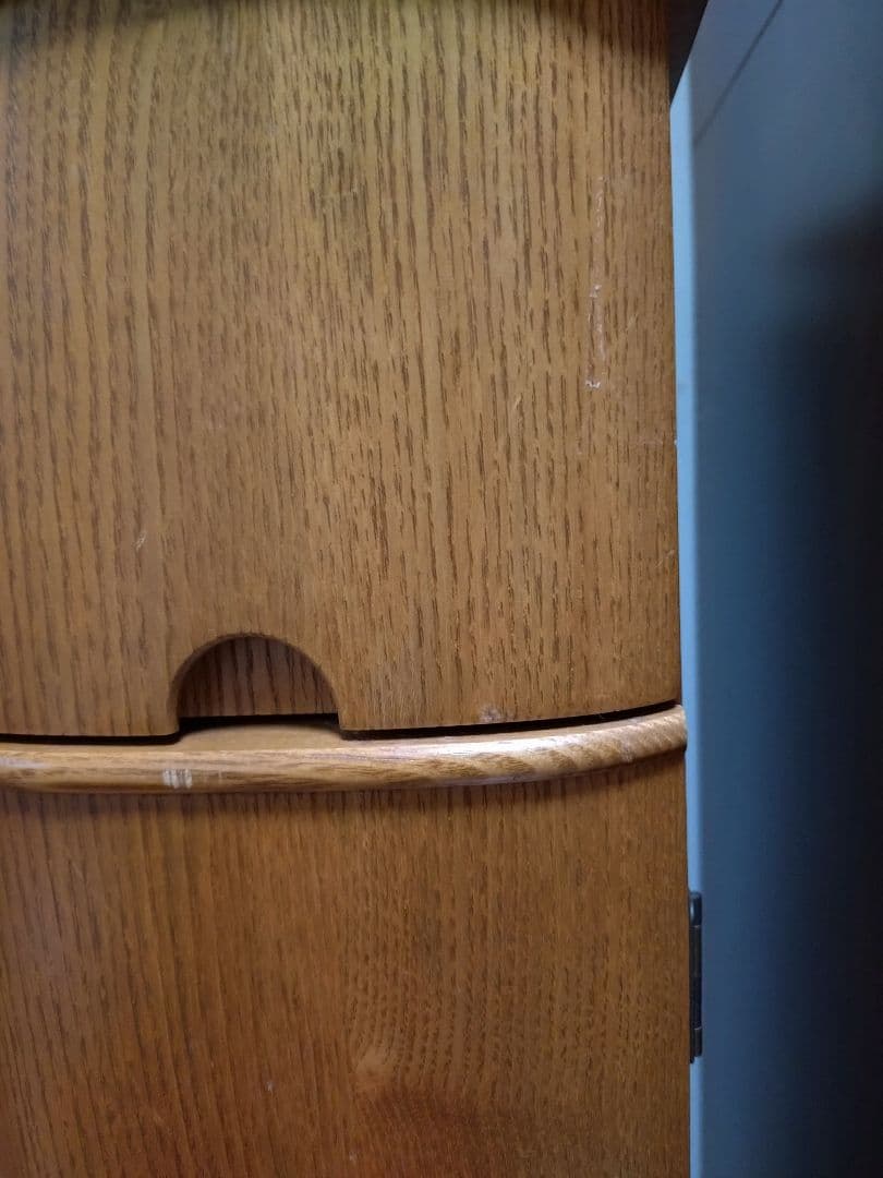 木製 三面鏡ドレッサー（収納たっぷり・鏡裏収納・コンセント付き）