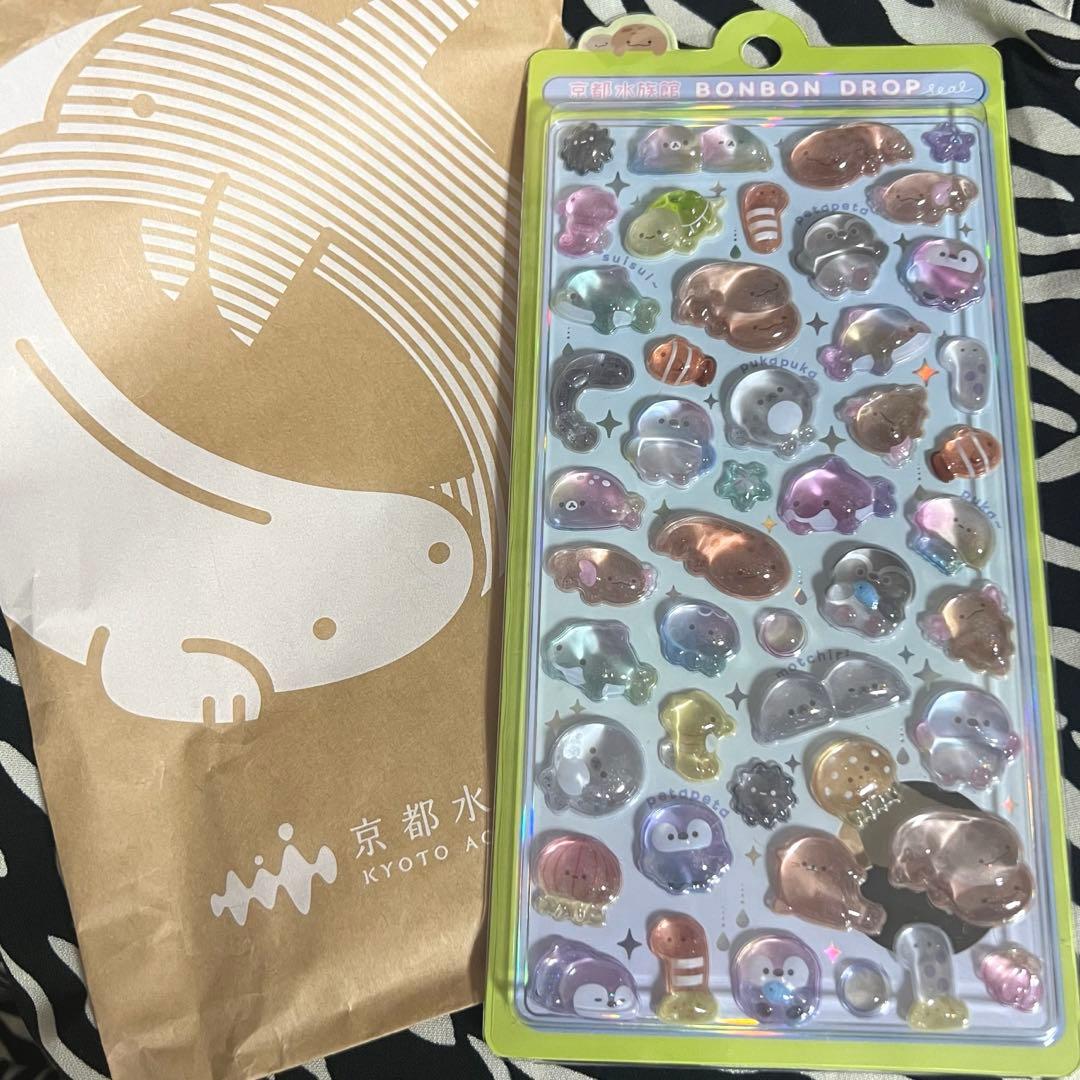 京都水族館 限定 ボンボンドロップシール BONBON DROP ボンドロ - メルカリ