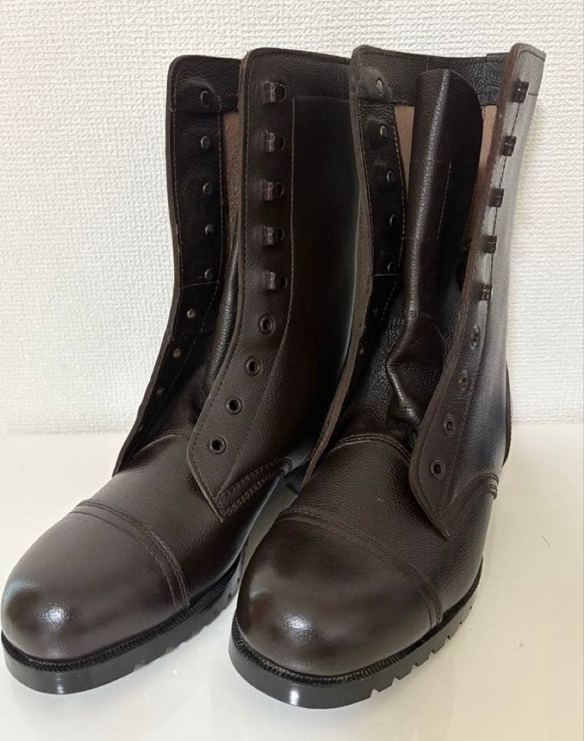 【美品、レア物】ミリタリーブーツ 半長靴　25.5cm PX品