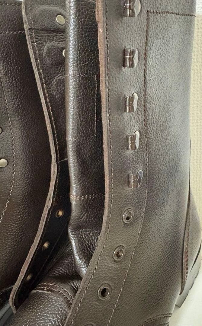 【美品、レア物】ミリタリーブーツ 半長靴　25.5cm PX品