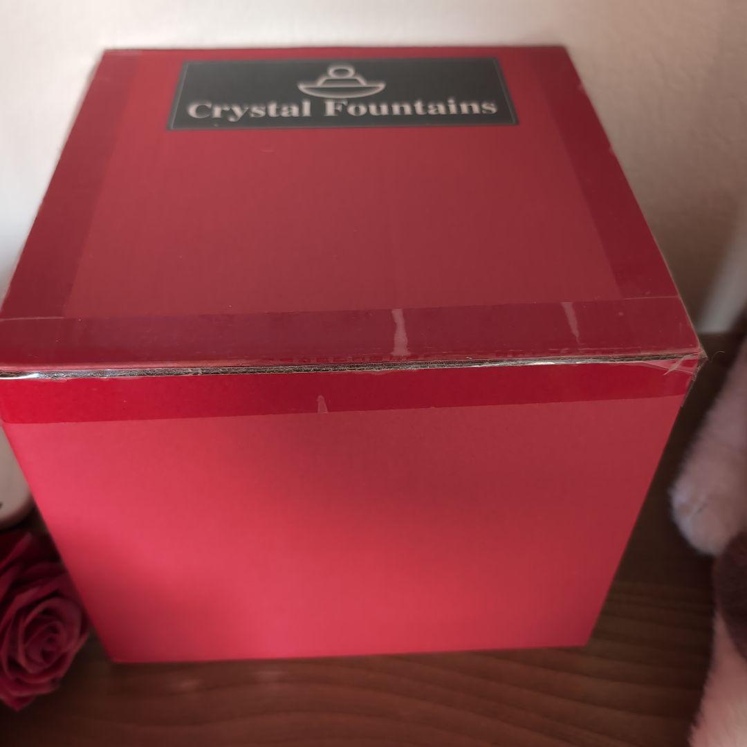 天使とアメジストのクリスタルファウンテンのセット