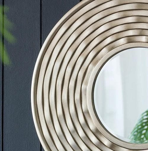 ミラー モダン アンティーク ゴールド 壁飾り ウォールデコ AN-82922