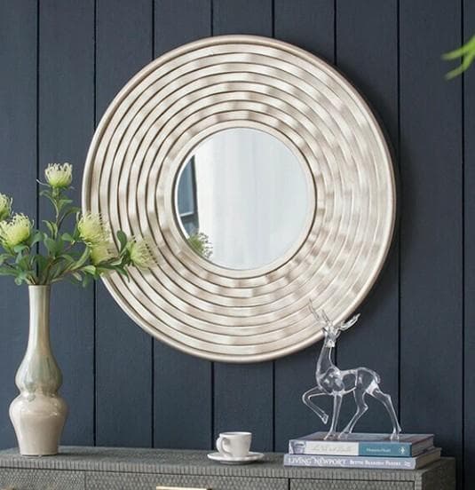 ミラー モダン アンティーク ゴールド 壁飾り ウォールデコ AN-82922