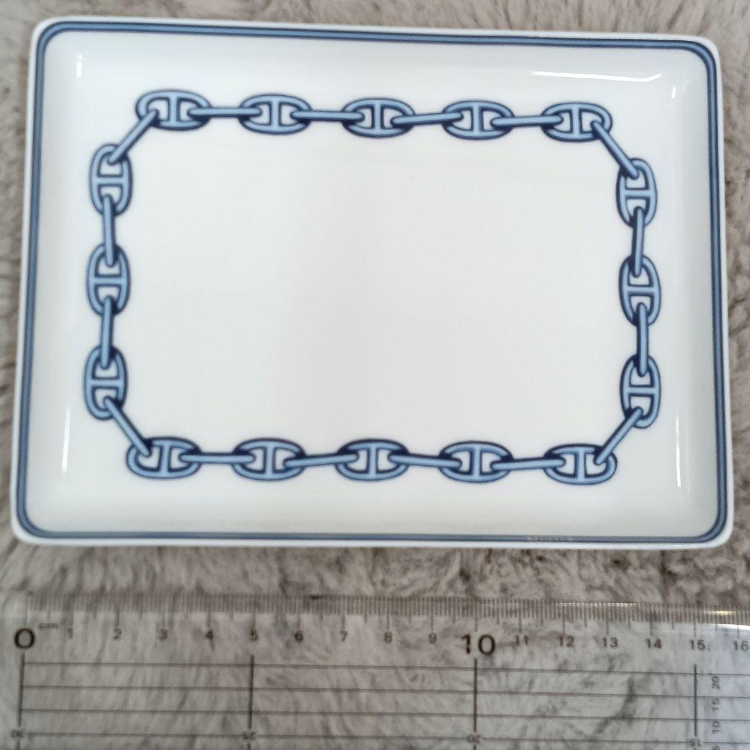 【未使用】HERMES エルメス シェータンクル ブルー お皿 2枚セット