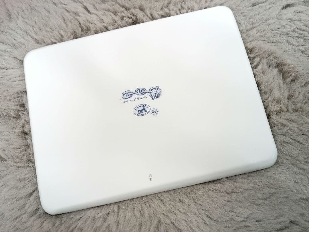 【未使用】HERMES エルメス シェータンクル ブルー お皿 2枚セット