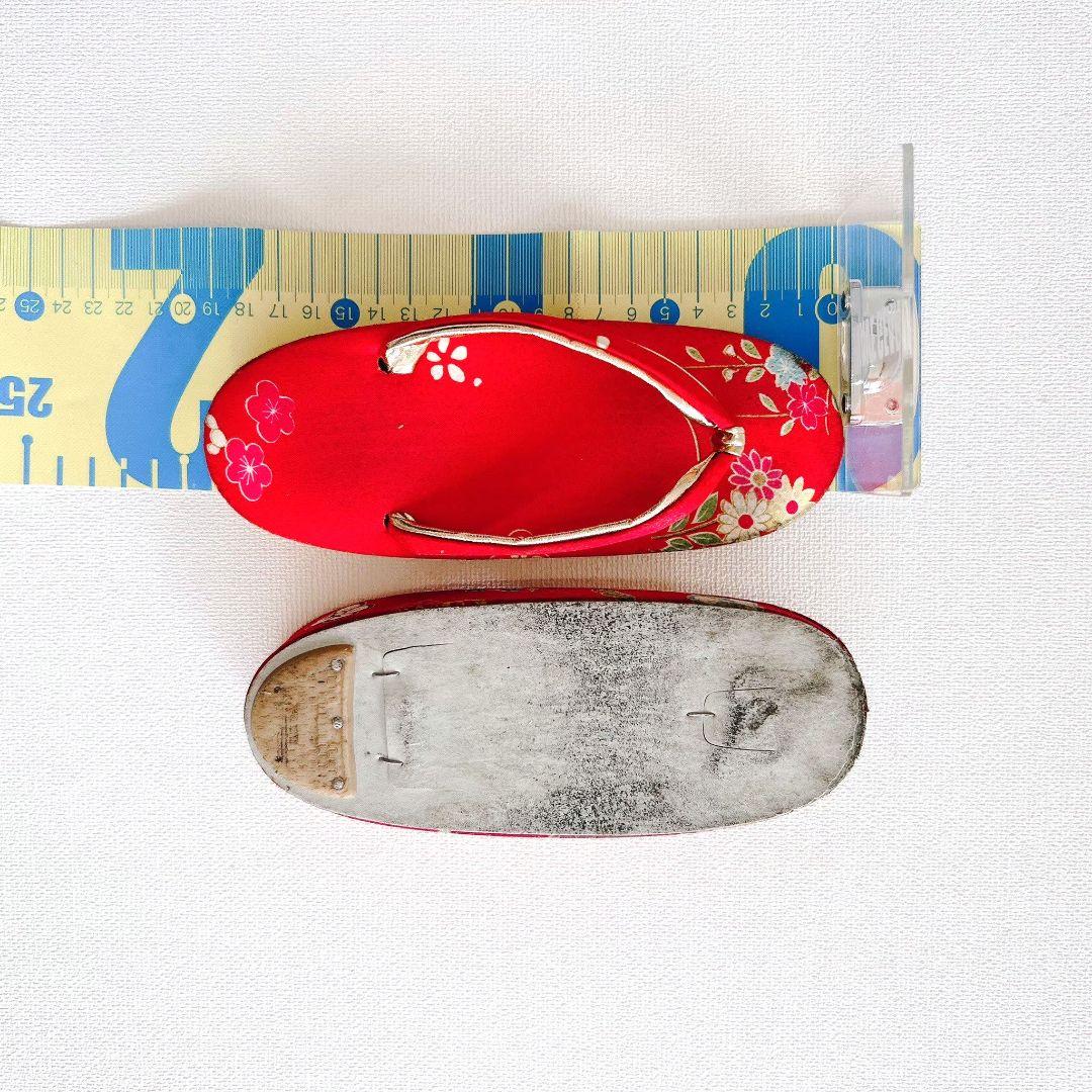 美品　フルセット 七五三3歳　赤地　草履　巾着　長着×襦袢×被布　箱入り　藤扇梅