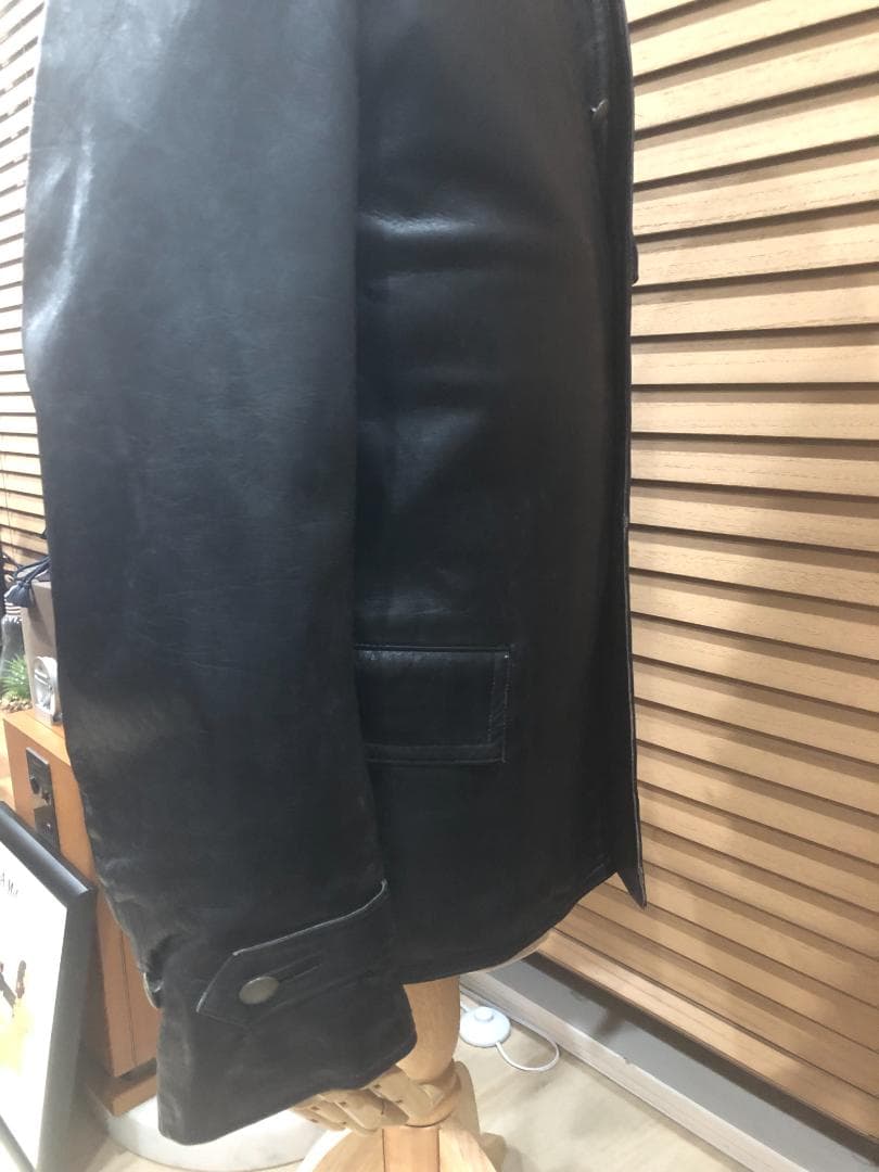 ドイツ軍 実物 Ｕボート レザー ジャケット