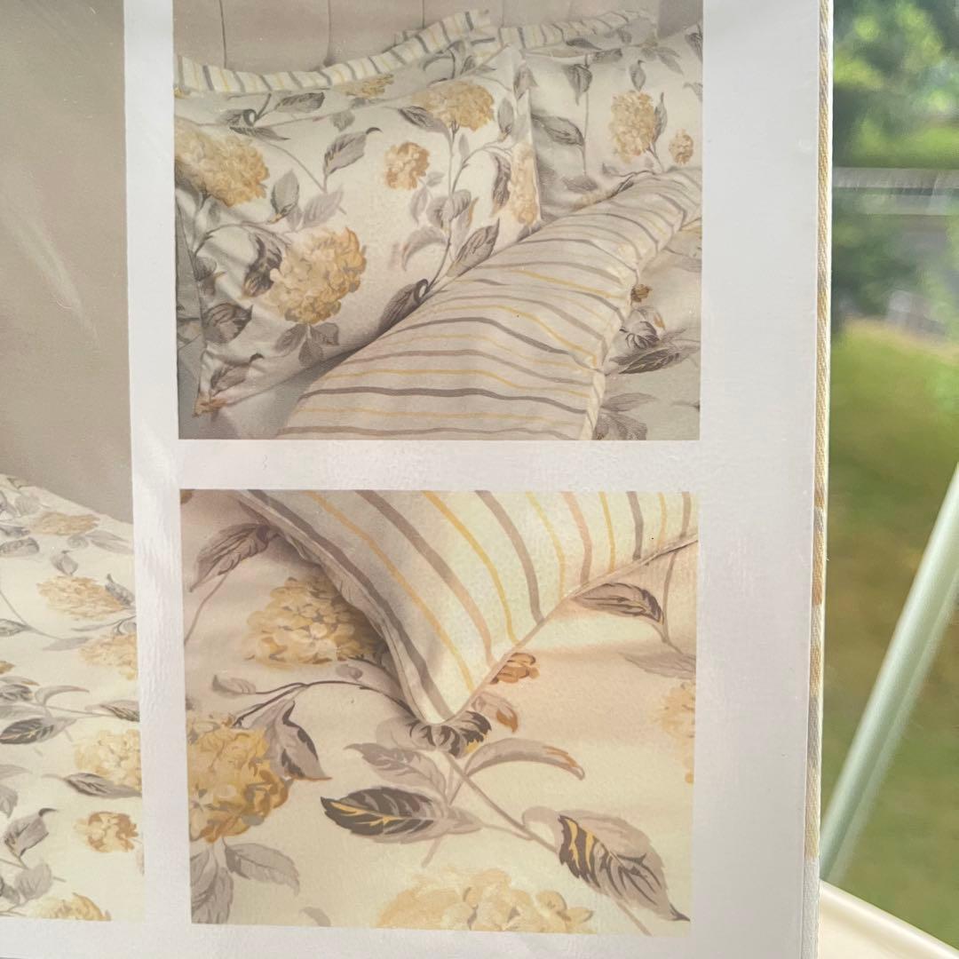 イギリス直輸入:ローラアシュレイ ハイドランジア掛けカバー　新品未開封