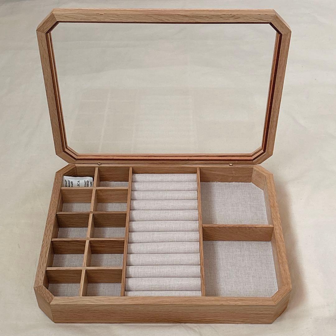 新品 ꕤ ZARAHOME ウッドジュエリーボックス アクセサリーケース
