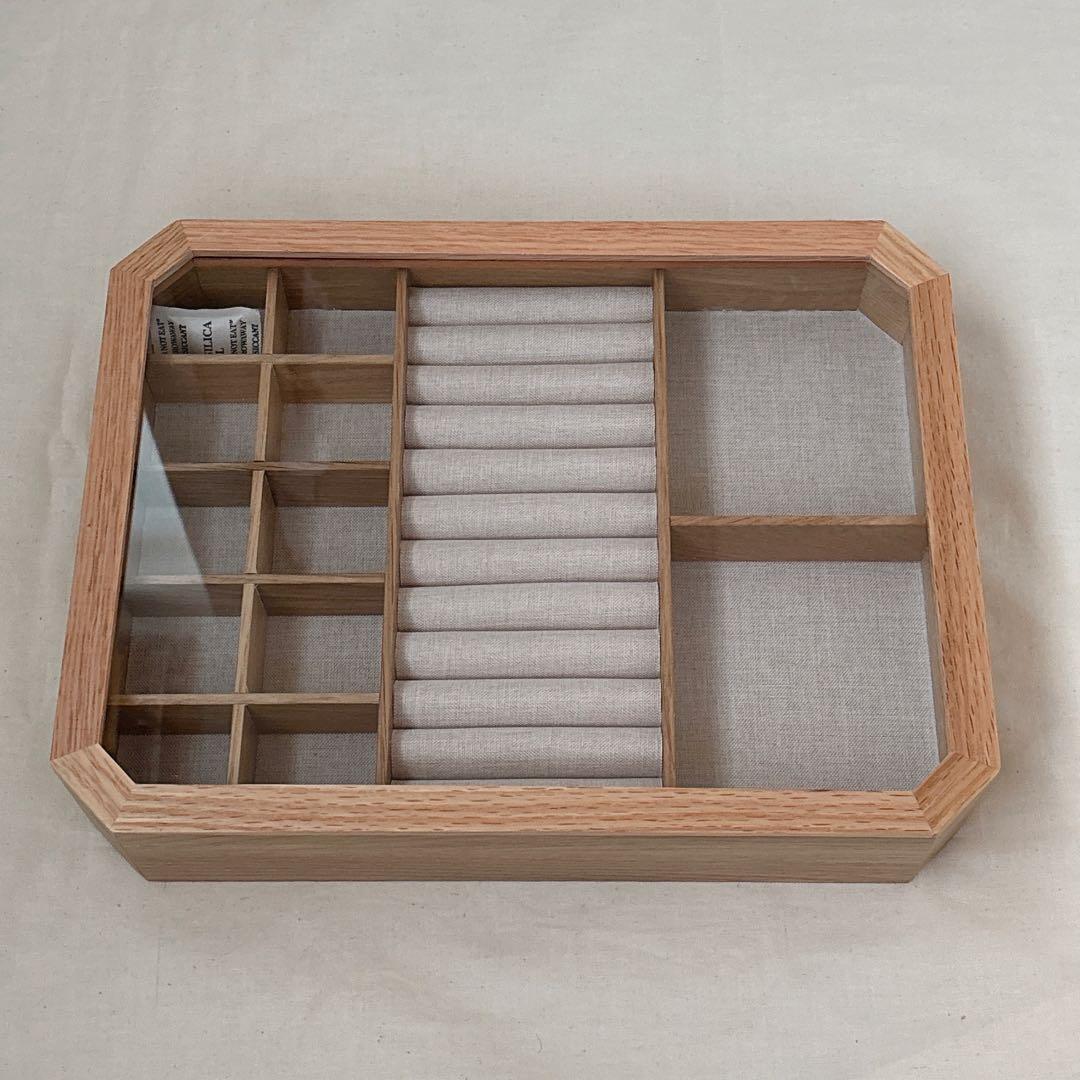 新品 ꕤ ZARAHOME ウッドジュエリーボックス アクセサリーケース