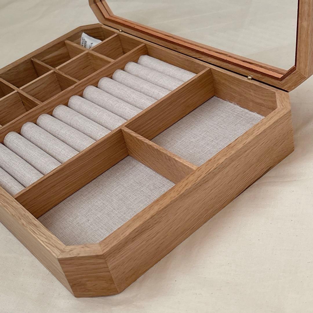 新品 ꕤ ZARAHOME ウッドジュエリーボックス アクセサリーケース