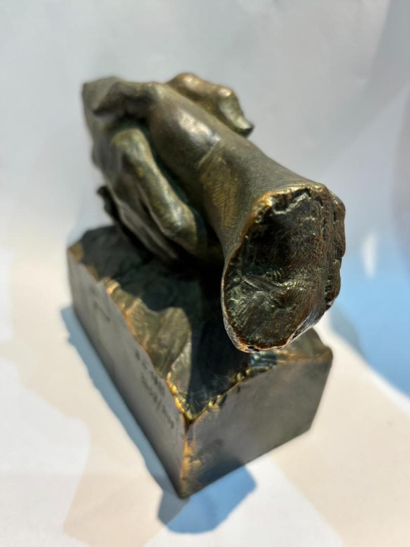 ミロアントニオ パクト ブロンズ握手彫刻 1995年 3668/3999スペイン