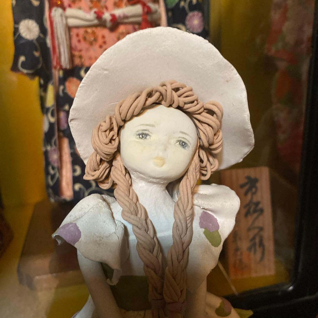 ドール 手作り アンティーク 女の子 紙粘土 - メルカリ