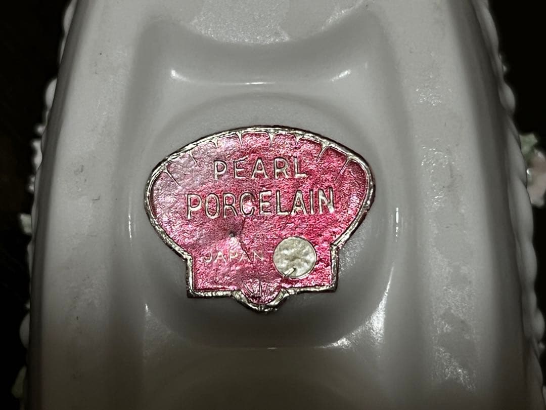 パールポーセリン　アンティーク　置物　pearl porcelain