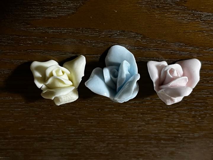 パールポーセリン　アンティーク　置物　pearl porcelain