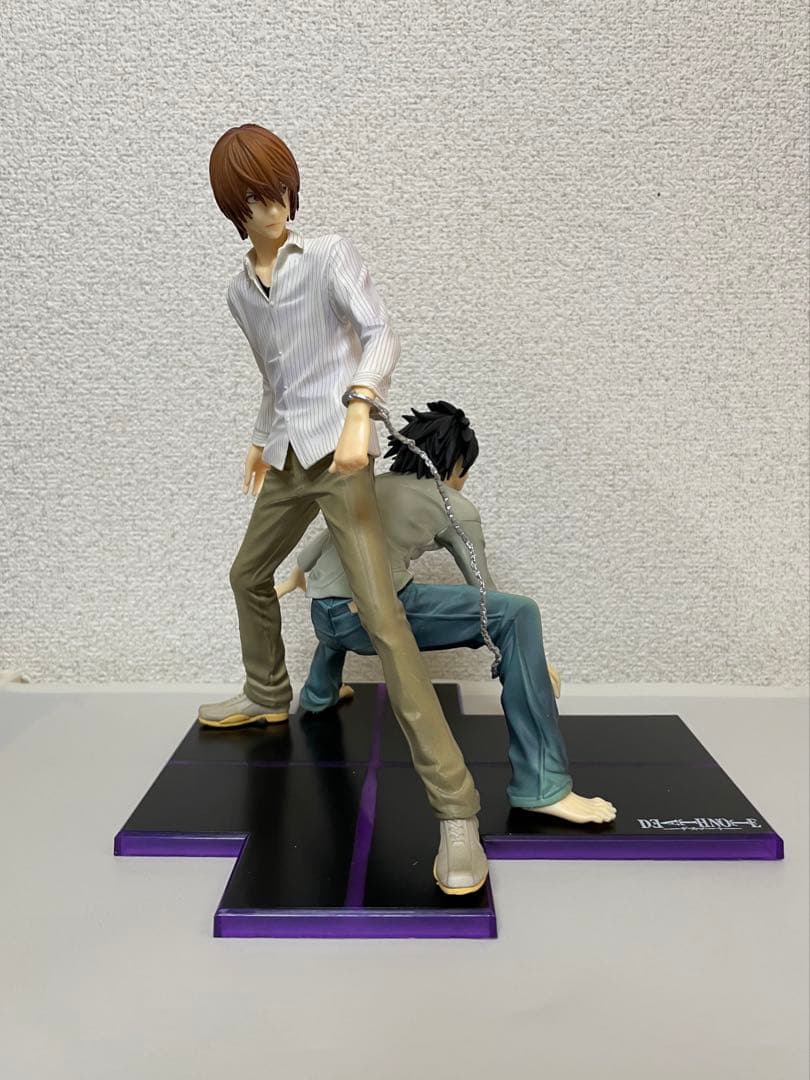 DEATHNOTE フィギュア 夜神月&L 新世界の神 オブジェクト