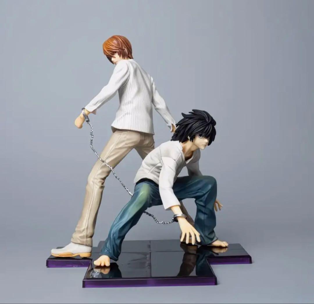 DEATHNOTE フィギュア 夜神月&L 新世界の神 オブジェクト